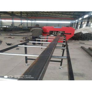 High Speed PLC Hydraulic Automatic Square Tube Punching And Shearing Machine