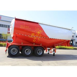 Heavy Mechanical Suspension Dry Bulk Cement Powder Tanker Semi Trailer with 12