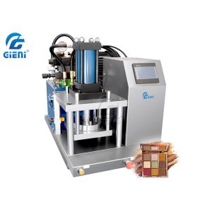 Buy cheap Lab Type Small Eyeshadow Press Machine Fully Hydraulic With Touch Screen from wholesalers