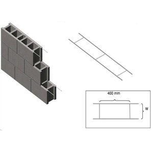 Buy cheap 400mm Aperture Never Rust Brick Construction Block Ladder Mesh Galvanized from wholesalers