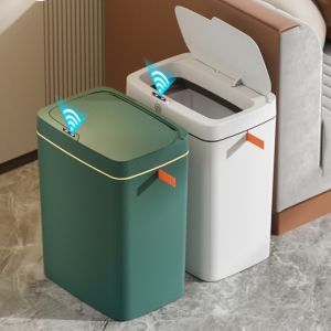 Intelligent Trash Can Smart Sensor Waterproof Dustbin Household Induction