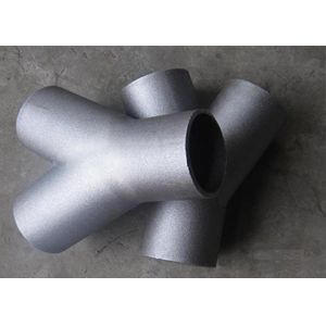 Pipeline Y - Shaped Butt Welded Tee Pipe Fittings