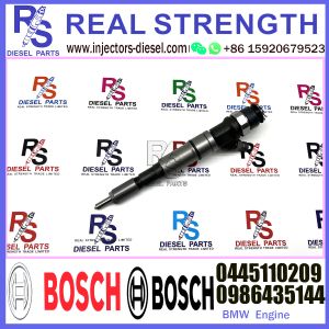 China Diesel Fuel Common Rail Injector 0445110209 0986435144 13537790117 13537794435 7790117 13537794555 For BMW Engine on sale