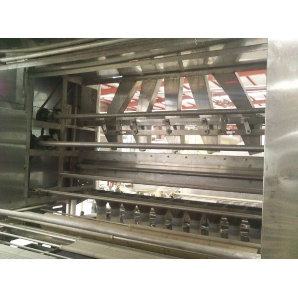 Sliced Fried Instant Egg Noodle Making Machine Stainless Steel Material