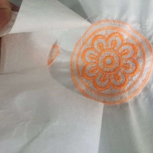 Polyester/Cotton Nonwoven Fusible Embroidery Backing Interlining Nonwoven for