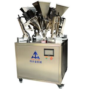 940mm Table Height Cosmetic Powder Making Machine 4 Color Powder Filling Machine