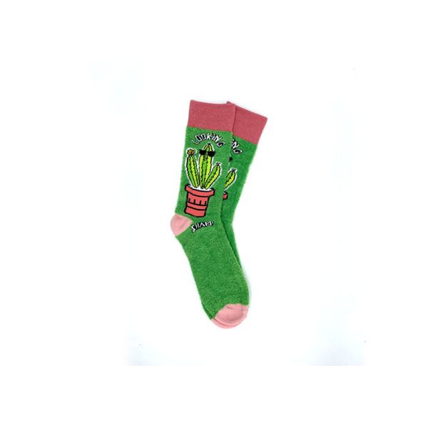 Quality Winter Womens Fancy Socks Cactus Soft Ladies Fancy Ankle Socks for sale