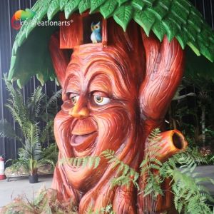 Buy cheap Amusement Park Customized Animatronic Talking Tree 3m Height product
