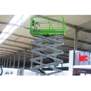 Buy cheap Electric working height 14m with 320kg capacity hydraulic scissor lift for maintenance from wholesalers