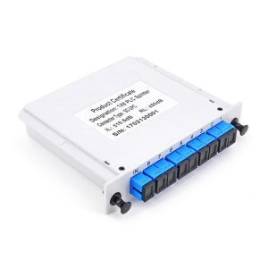 Buy cheap SC/UPC 1 x 8 Fiber Optic PLC Splitter Mini tube Type Splitter Plc Splitter waterproof SC UPC LGX box cassette type from wholesalers