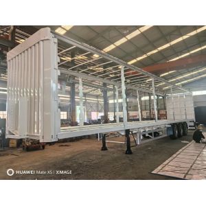 Buy cheap Heavy Duty Caravan Box Cargo Transport Van Semi Trailer from wholesalers