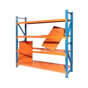 Buy cheap 4-Tier Powder Coated Metal Storage Shelves Rack Adjustable Shelving Systems With Leveling Feet from wholesalers