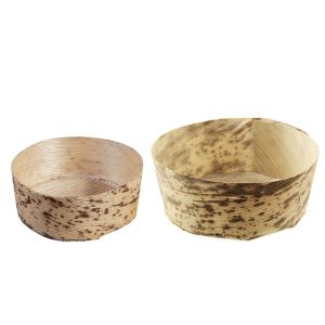 Buy cheap Eco Friendly Tasting Disposable Dessert Cups Bamboo Leaf 2.75inch from wholesalers