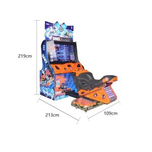 Winter X Games Snocross Moto Driving Arcade Game Machine RAWThrills Family