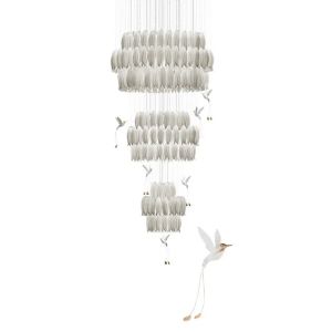 New Design High Ceiling Decor Luxury Chandeliers Modeling Villa Staircase