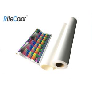 Buy cheap Bright White Glossy Latex Media Digital Printing Polyester Canvas Fabric Roll from wholesalers
