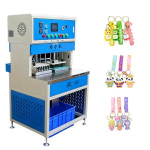 Buy cheap Energy Saving 3D Press Molding Machine with 250*300mm Working Desk and 7340W Maximum Power for PVC Keychains from wholesalers