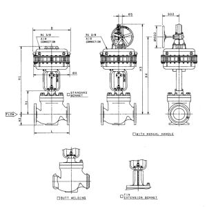Buy cheap KOSO Control Valve 510T Top Guided Single Seated Globe Valves With 5200LA Diaphragm Type Actuator Pneumatic Valve from wholesalers