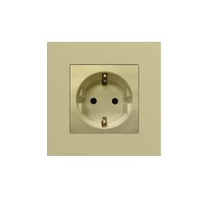 Buy cheap PA Champagne Electrical Power Socket , schuko 16 Amp Smart Plug from wholesalers