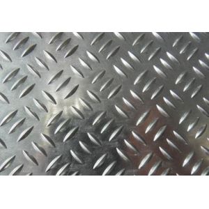 Buy cheap 5052 H24 1.2mm 3 Bar Embossed Aluminium Checker Plate from wholesalers