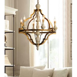 Buy cheap Wood lantern chandelier pendant Lights Fixures (WH-CI-60) from wholesalers