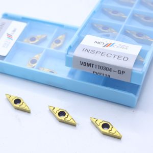 GP Chip Breaker Cermet CNC Turning Inserts TiCN Coated for High Precision