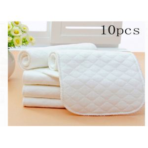 Buy cheap 10pk Baby Cloth Diapers Baby Reusable Nappies 32x12cm Machine Washable from wholesalers
