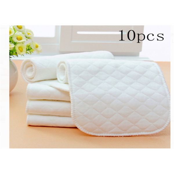 Quality 10pk Baby Cloth Diapers Baby Reusable Nappies 32x12cm Machine Washable for sale