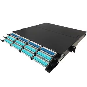 1U 144Core Simple Optical Fiber Distribution Box Patch Panel with Rack Mount