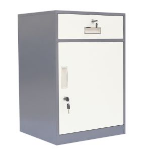 Buy cheap Hospital Single Door Metal Nightstand Bedside Cabinet With Drawer from wholesalers