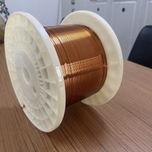 Buy cheap 0.5mmx2.0mm Flat / Rectangular Enameled Winding Wire from wholesalers