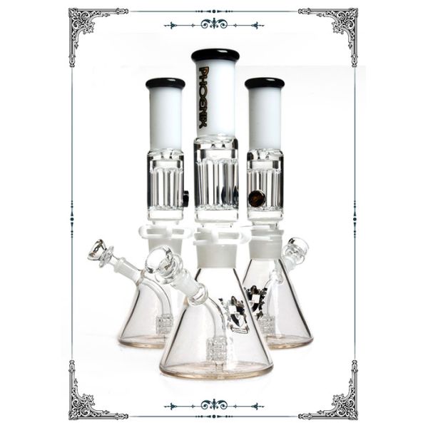 Freezable Coil Beaker Glass Water Pipe 8 Arm Pillar Insert Matrix Perc