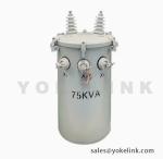 Buy cheap 75KVA CSA C2.2-06 Single Phase Transformer With Radiator For Industrial Electricity from wholesalers