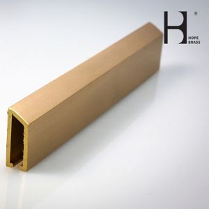 Buy cheap Solid Heat Resistant Brass U Profile CuPb3Zn39 Transition Profile Strip from wholesalers