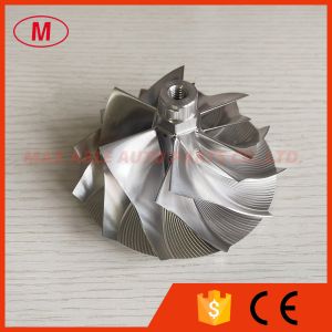 Buy cheap GT3794 67.77/94.00mm 6+6 blades Turbo milling/aluminum 2618/billet compressor wheel for CHEVY 6.6L from wholesalers