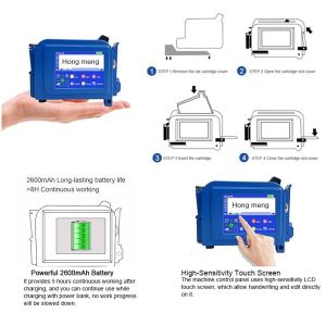 Buy cheap All Materials Portable Pocket Marking Device Upgraded Ink-jet Printer for Date Time Barcode Logo Solvent Ink Type from wholesalers