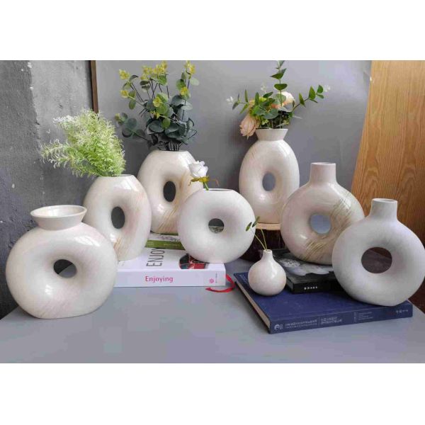 Factory Direct Supply Classic Handmade Pottery Clay Flower Pot Porcelain Ceramic