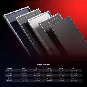 LONGi Hi-MO 6 LR5-54HTB 440-450M Half Cell Bifacial Solar Panels All Black 440W