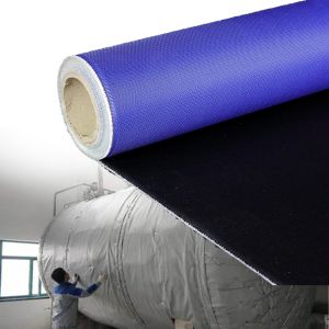 Fireproof PU Coated Fiberglass Fabric with M0 Approvals and Waterproof