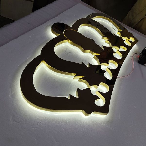 Custom Illuminated Yacht Lettering Led Marine Boat Name Side Lit Sign Logo