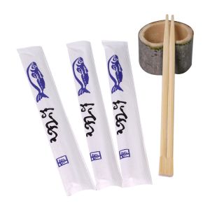Buy cheap Portable Hotel Disposable Bamboo Chopsticks Mildew Proof Paper Wrapped from wholesalers