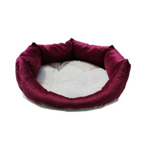 French Bulldog Puppy Calming Pet Bed With Removable Cover Hypoallergenic