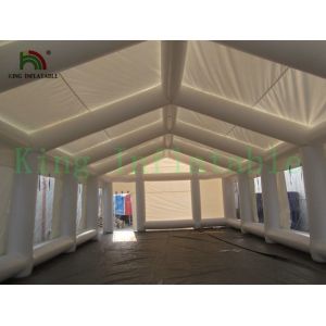 Buy cheap Commercial Durable White Inflatable Event Tent PVC Tarpaulin Or Oxford For Trade Show from wholesalers