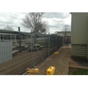 Buy cheap 14 microns hdg pre-galvanized temporary fencing panels 2100mm x 2400mm od 32 x 1.40mm mesh 60mm x 150mm from wholesalers