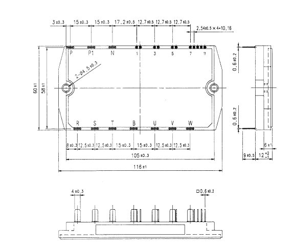 Quality IGBT Power Module 7MBR50LA060Y Power Integrated Module (PIM) FUJITSU IGBT Power Module for sale