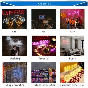 Buy cheap Acrylic LED Neon Light Sign Energy Saving Happy Birthday Neon Lights from wholesalers