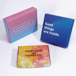 Embossing Printing Handling Eco-Friendly Custom Logo Mailer Box for Durable