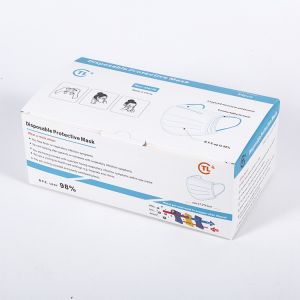 Buy cheap 3 layer disposable face mask medical faces mask with earloops from wholesalers