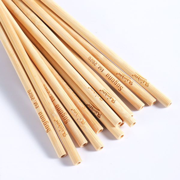 Quality Durable, Biodegradable, and Earth-Friendly Bamboo Straws for Drinking for sale