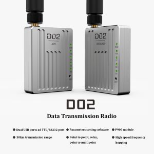 Buy cheap D02 data link has three frequency bands and supports point-to-multi, relay and point-to-multi modes with 30-60km range. from wholesalers